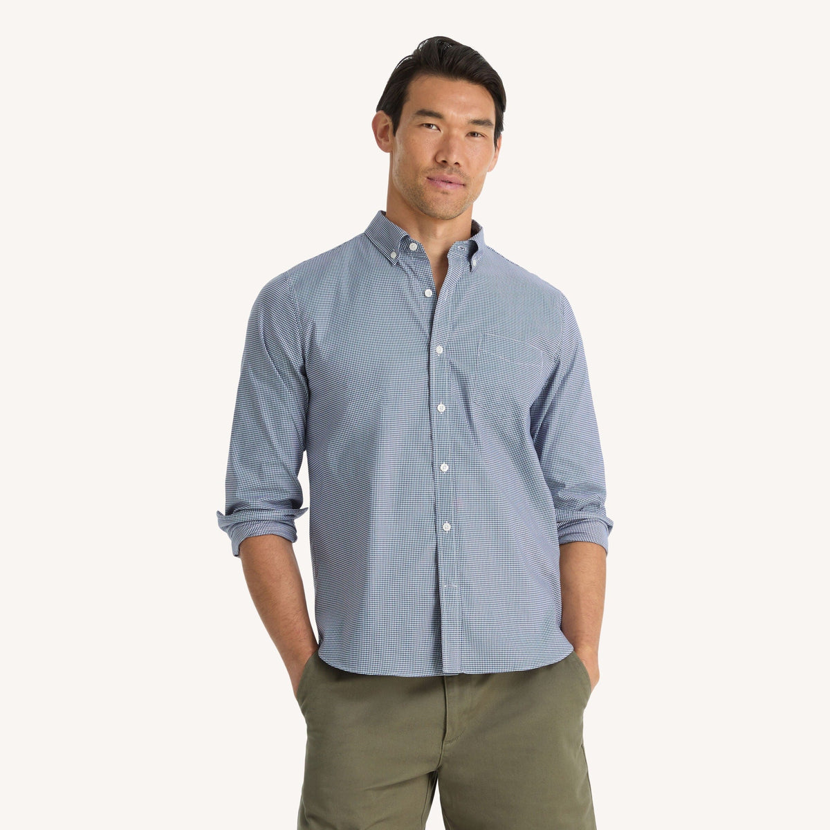 Camisa de hombre a cuadros