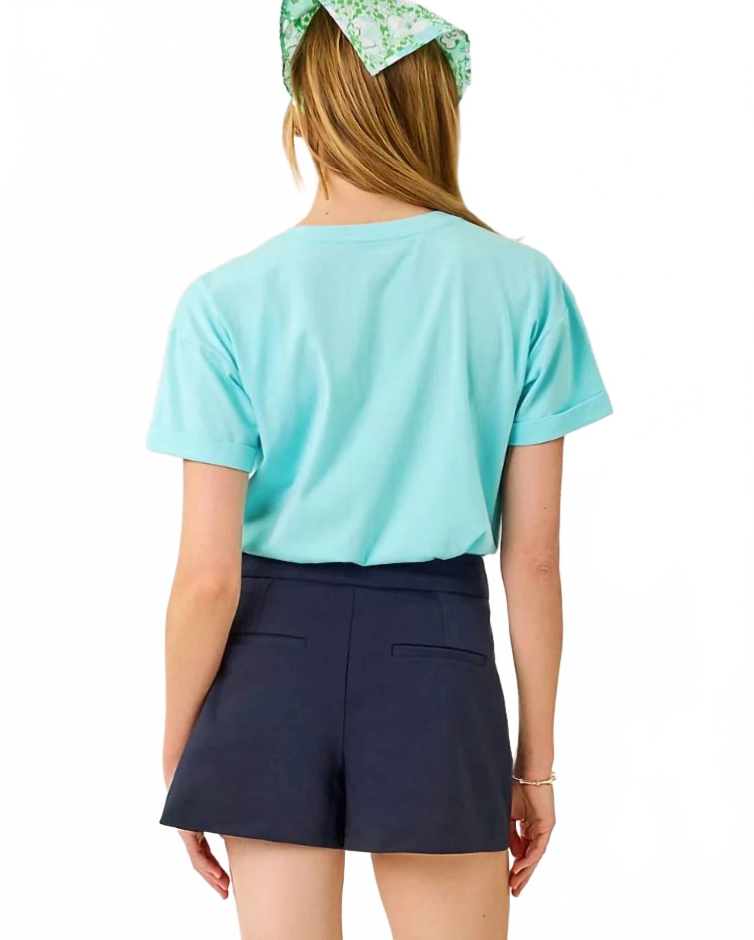 Top color azul
