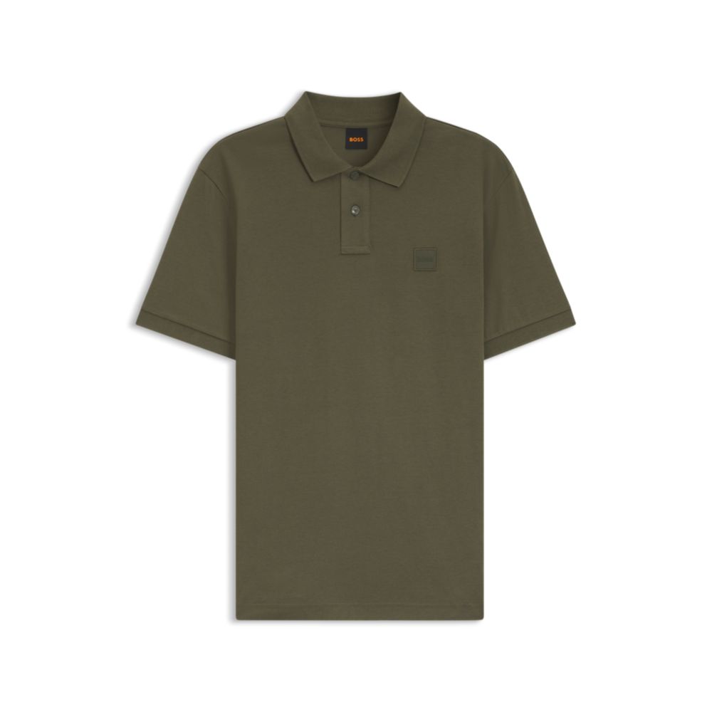 Polo de algodón de corte ajustado