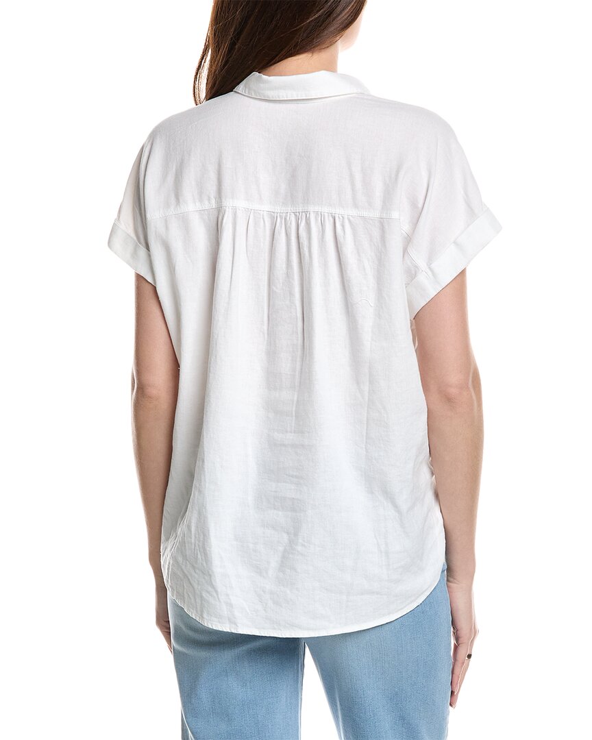 Camisa de mezcla de lino
