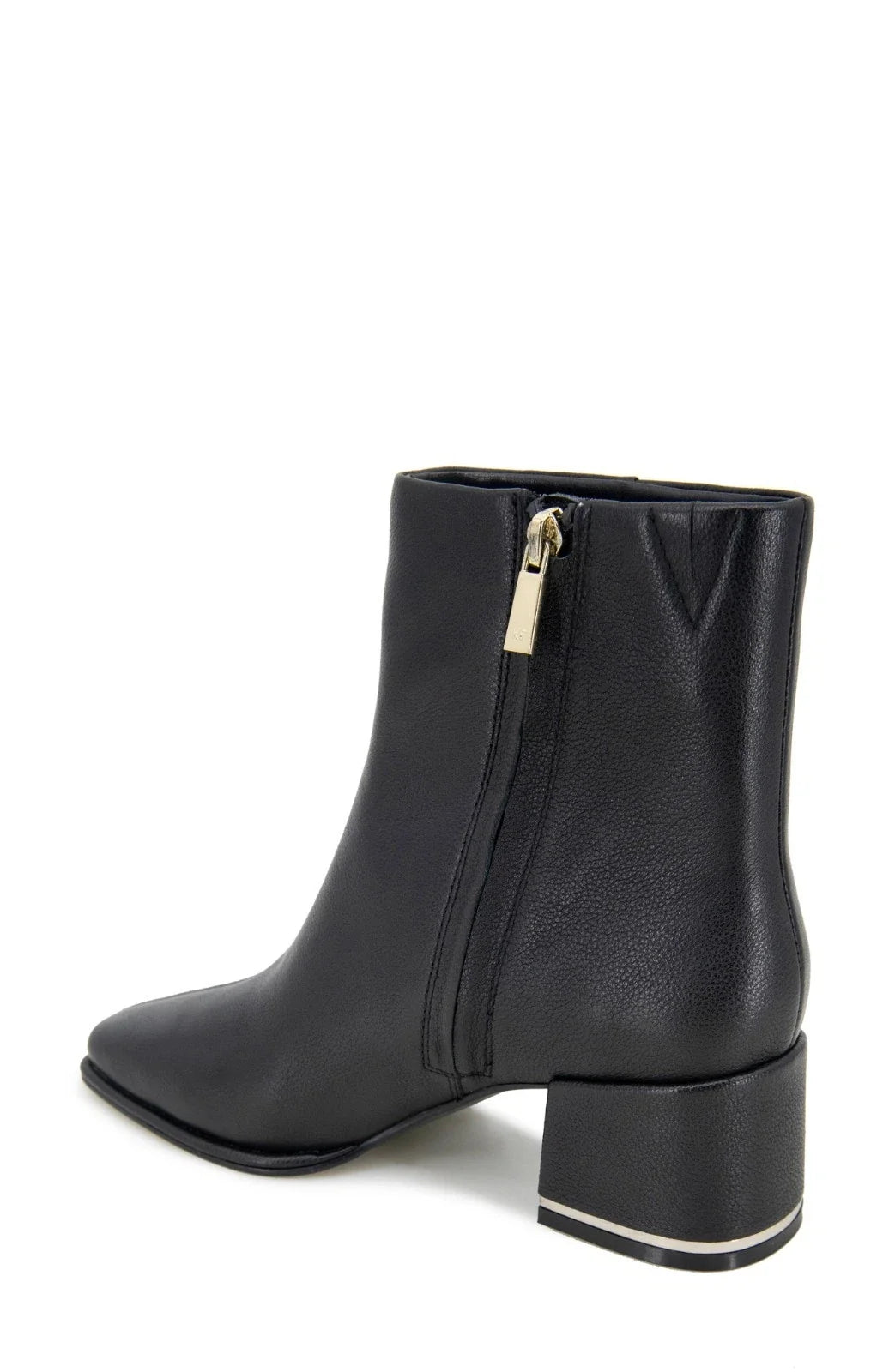 Botines de mujer de cuero color negro
