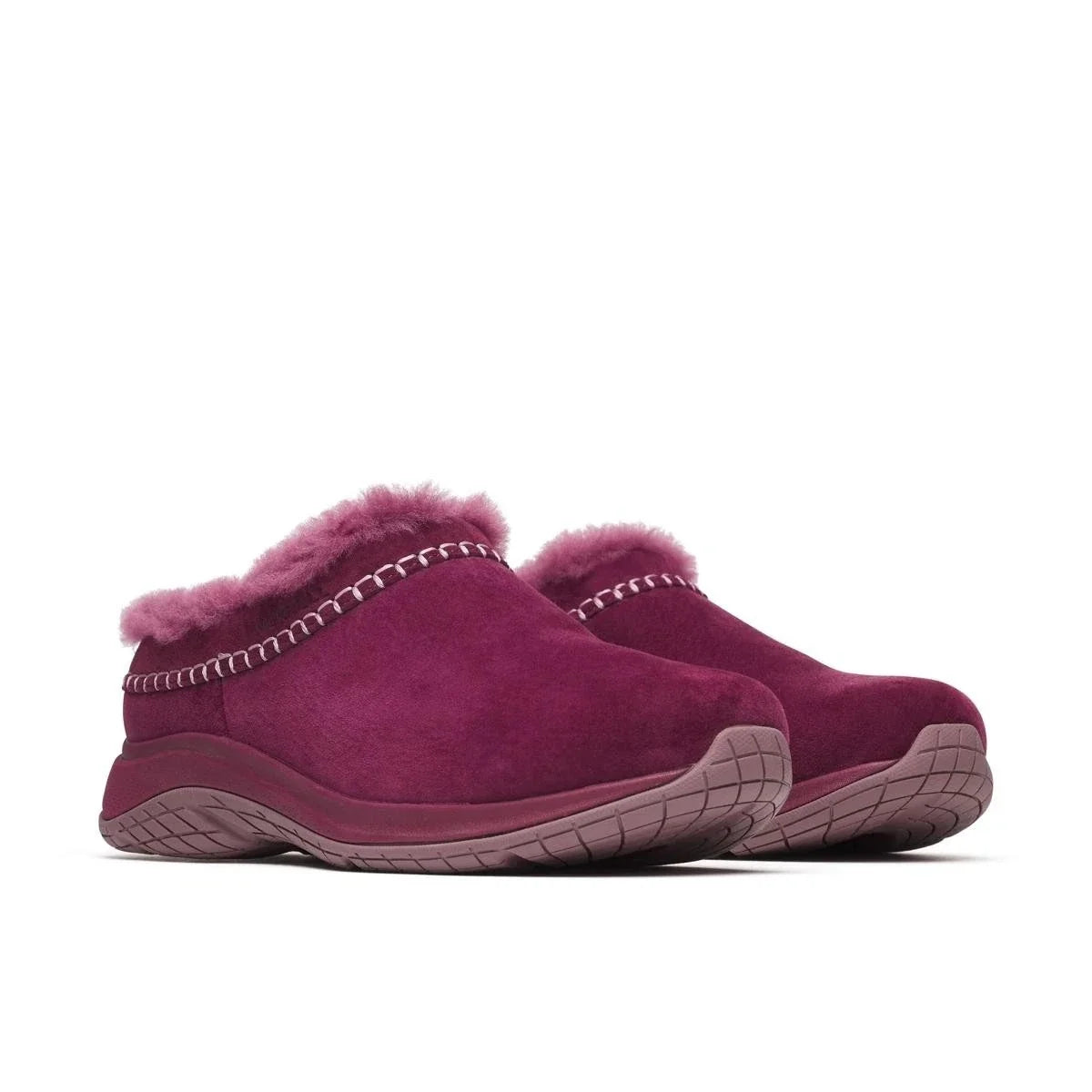 Zuecos de mujer de gamuza