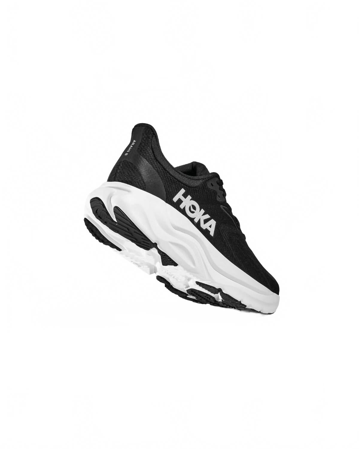Tenis para correr de mujer color negro y blanco