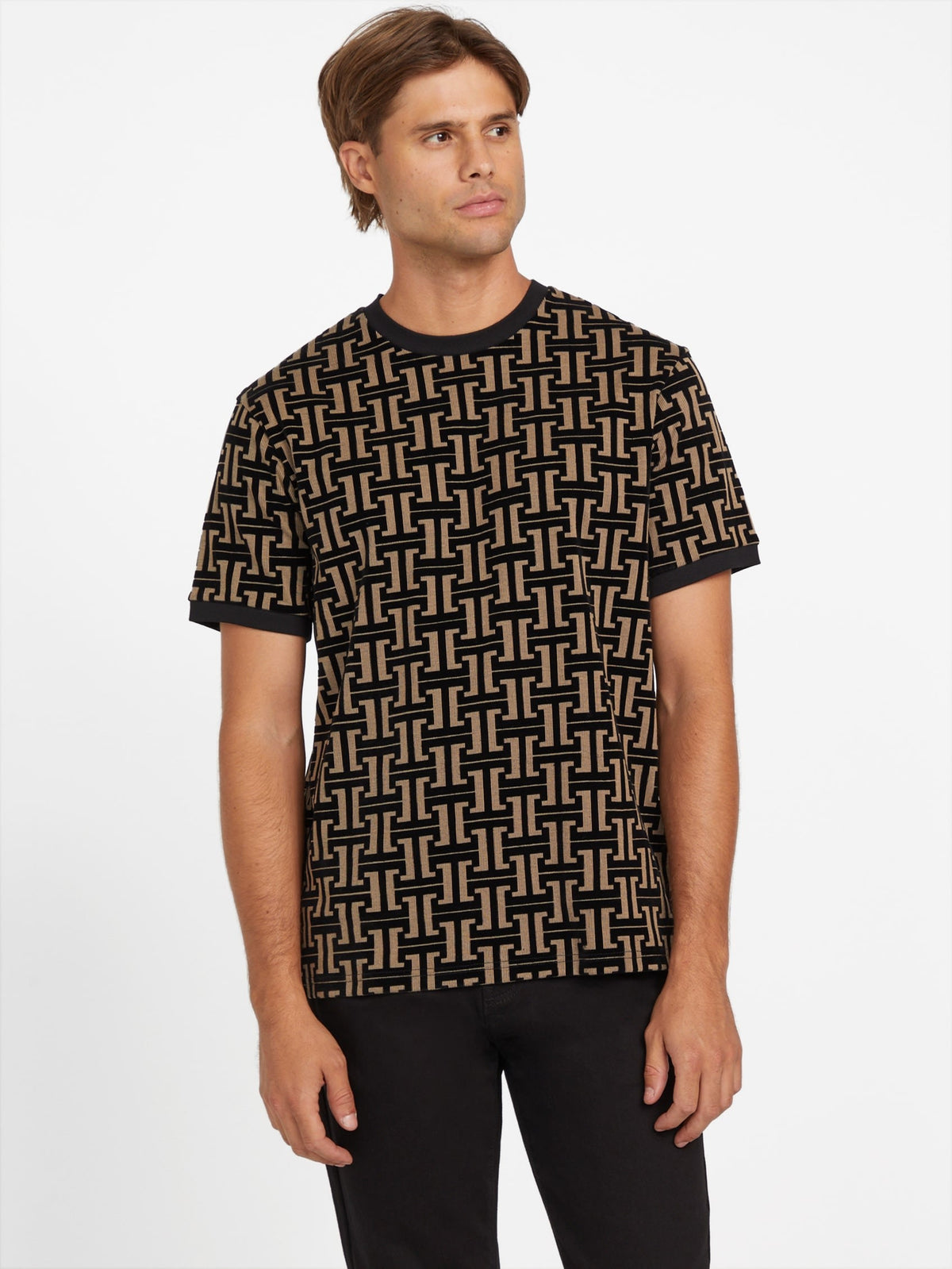 Camiseta con cuello redondo