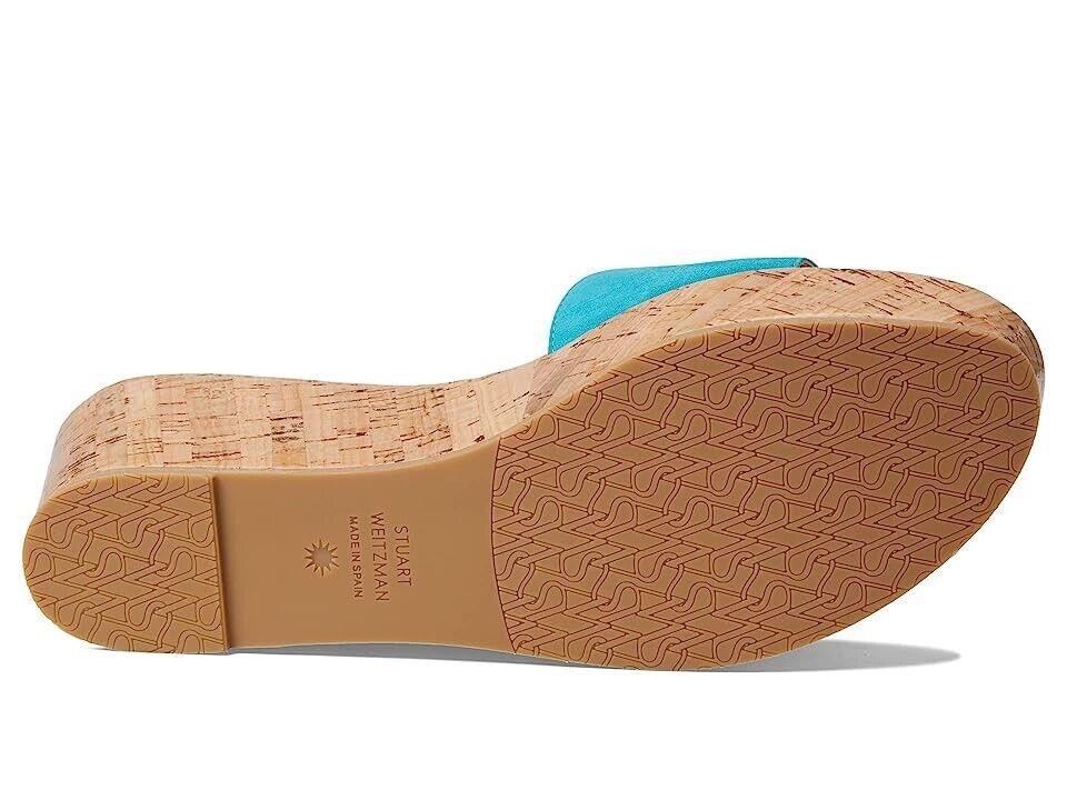 Zapatos de mujer de cuero color azul