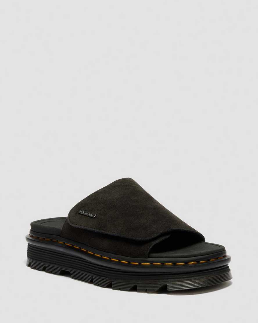 Sandalias de gamuza con plataforma