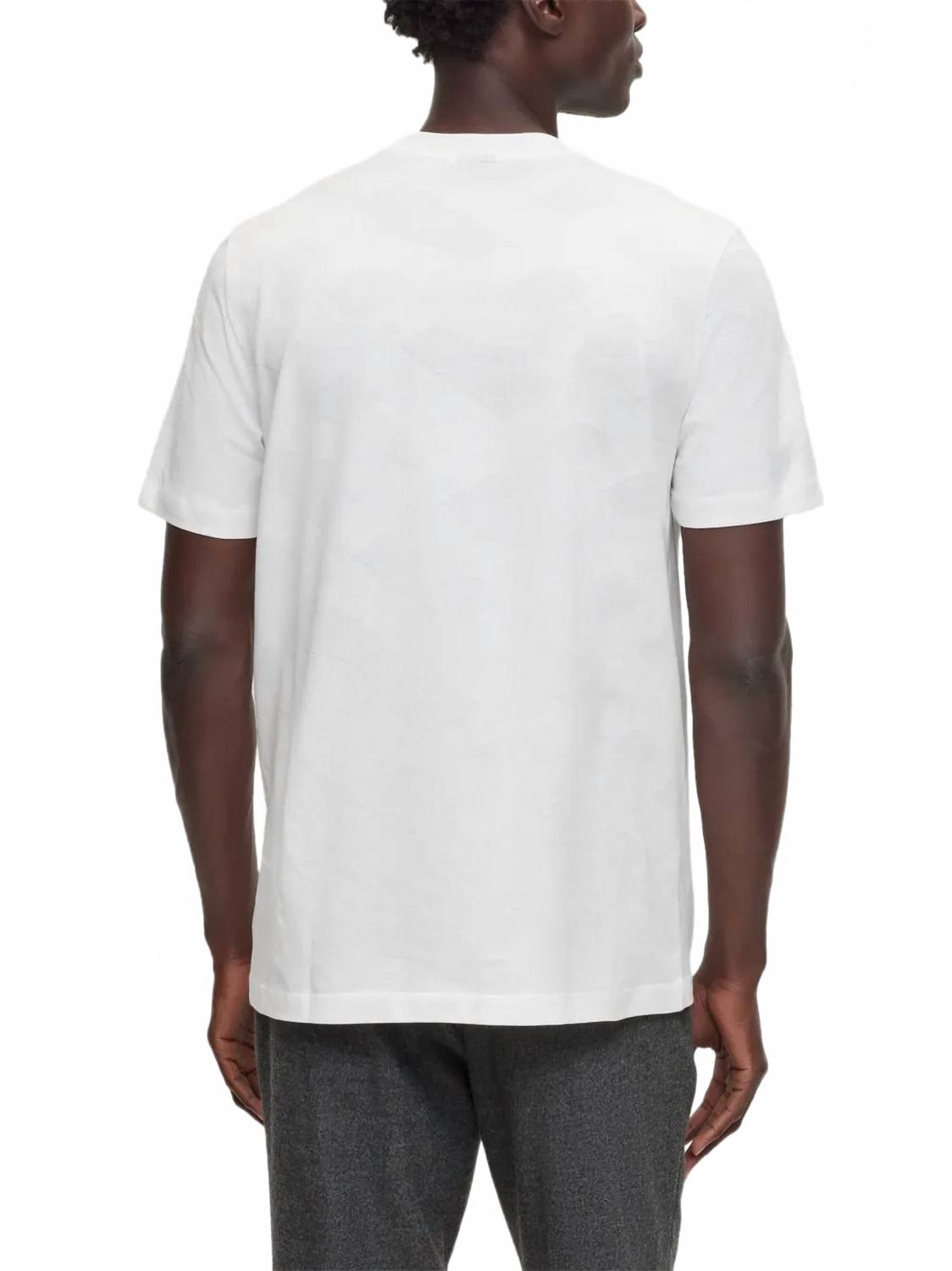 Camiseta de algodón color blanco