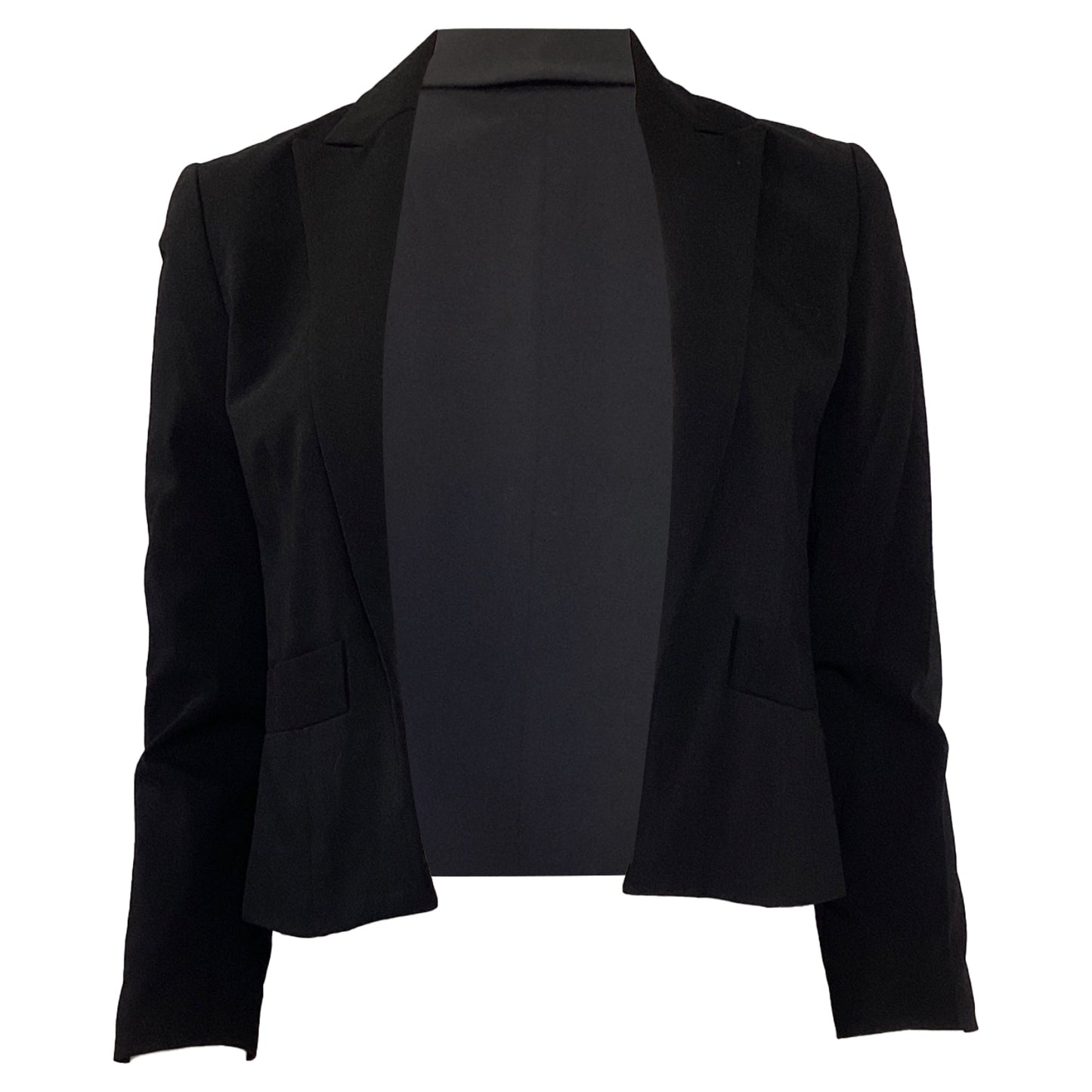 Blazer de lana color negro