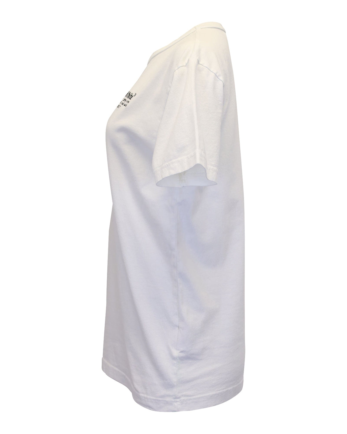 Camiseta de algodón color blanco