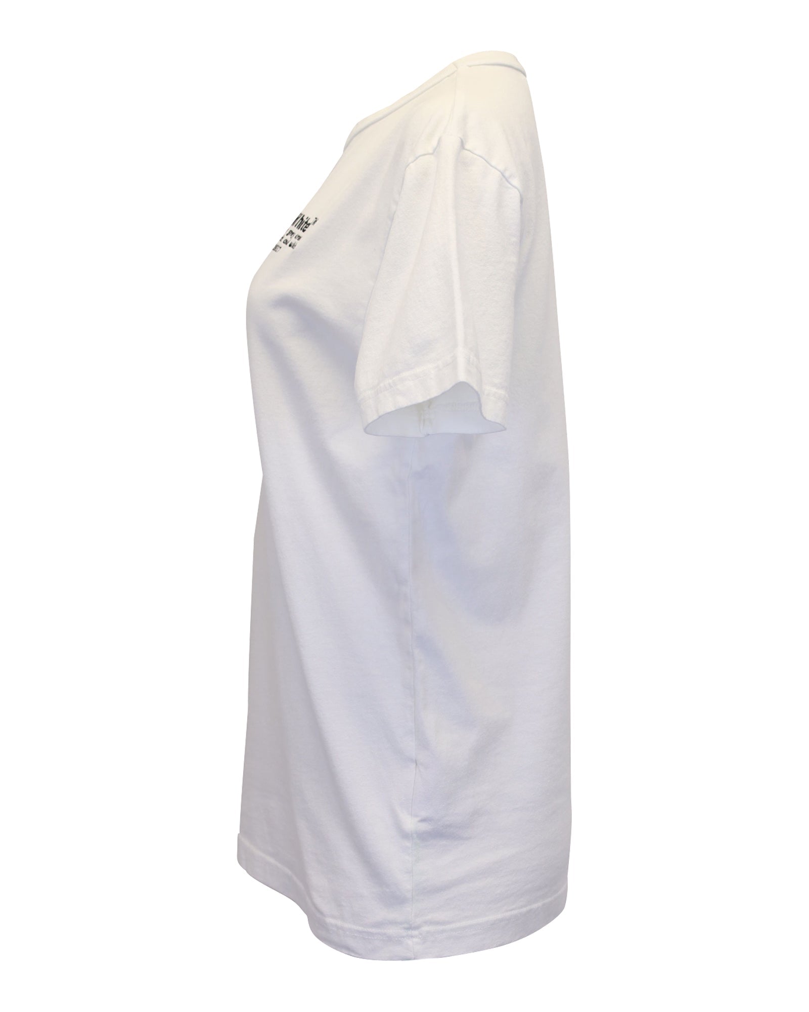 Camiseta de algodón color blanco