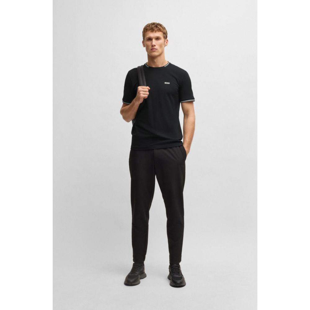 Camiseta de algodón a rayas