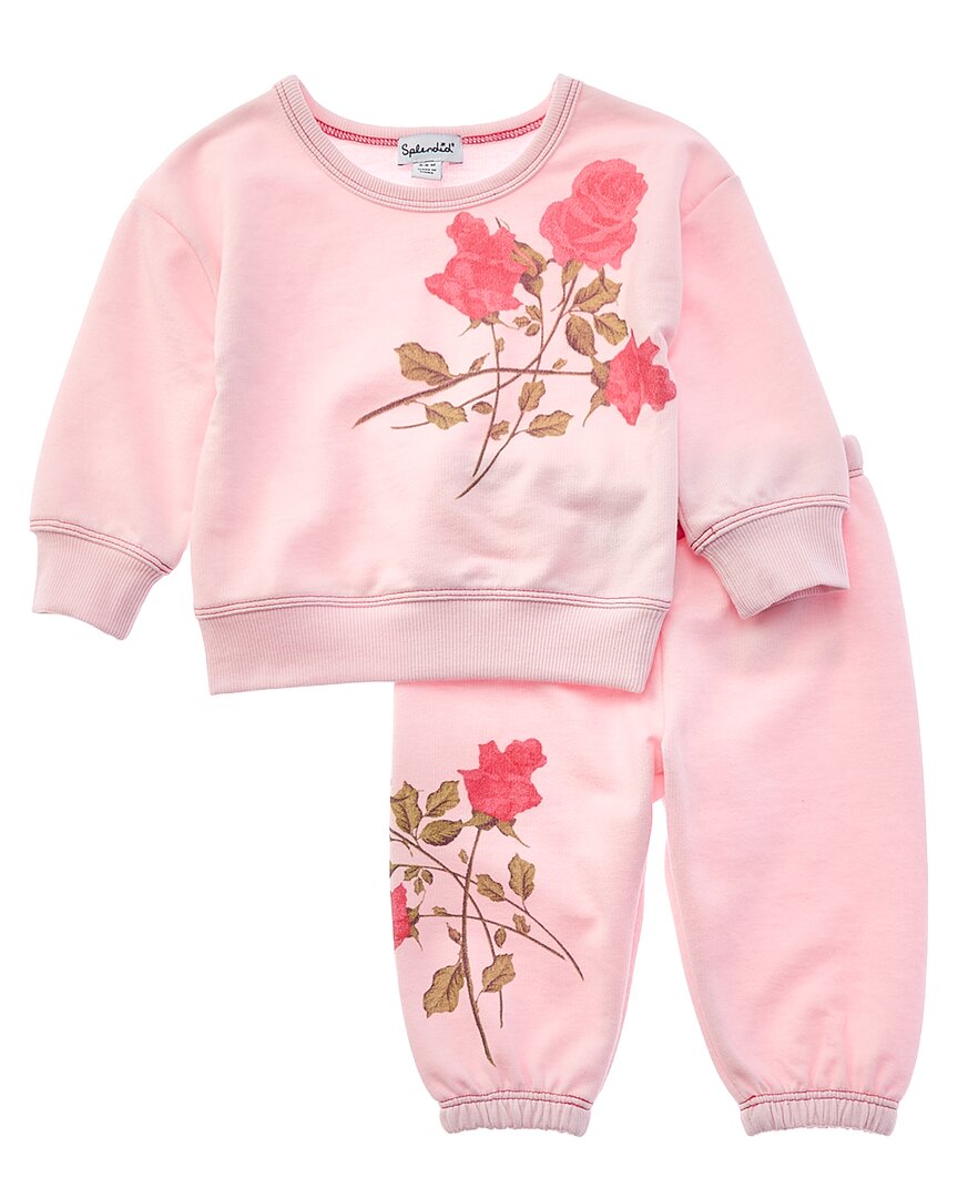 Splendid 2pc Conjunto Buzo In Full Bloom