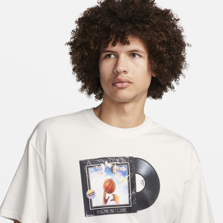 Camiseta de hombre de algodón con estampado color blanco