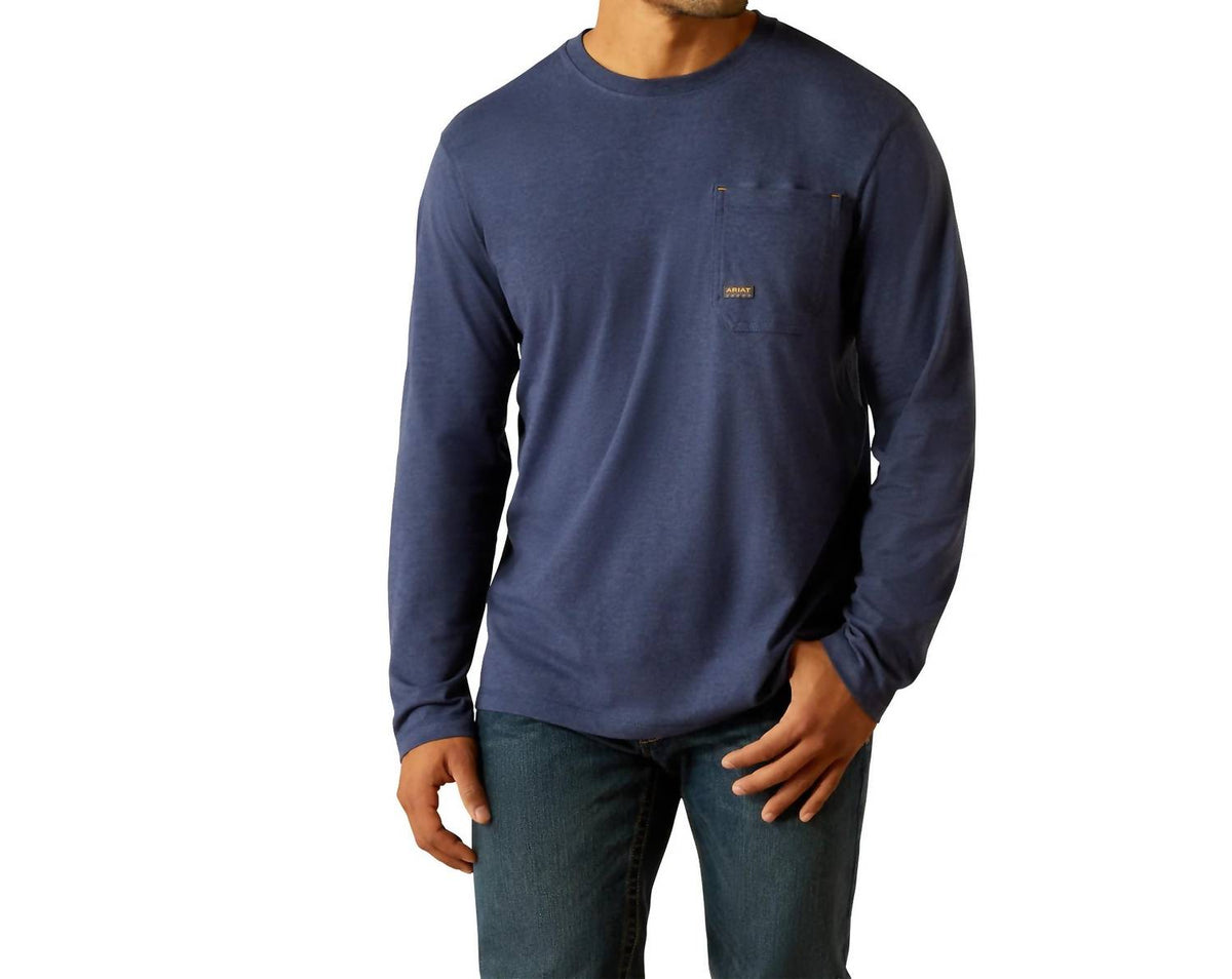 Camiseta con estampado color azul marino