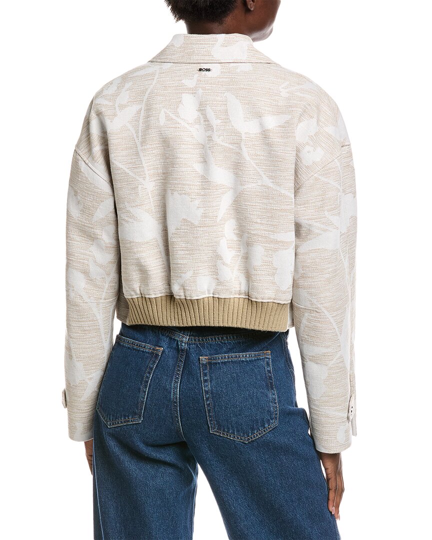Blazer de mezcla de lino
