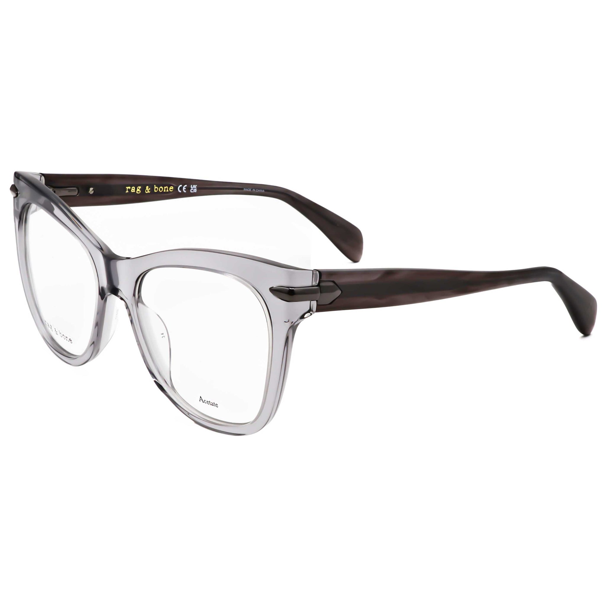 Montura para gafas de mujer 53 mm color gris