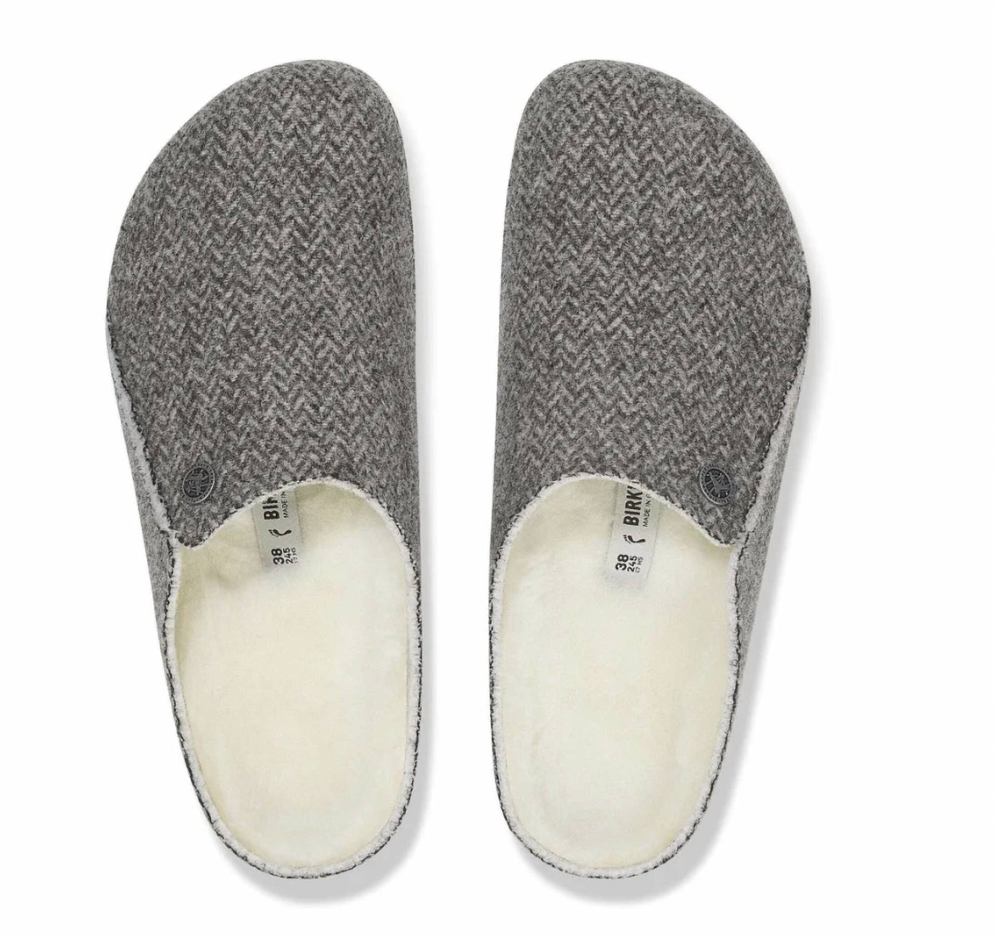 Pantuflas de mujer color gris