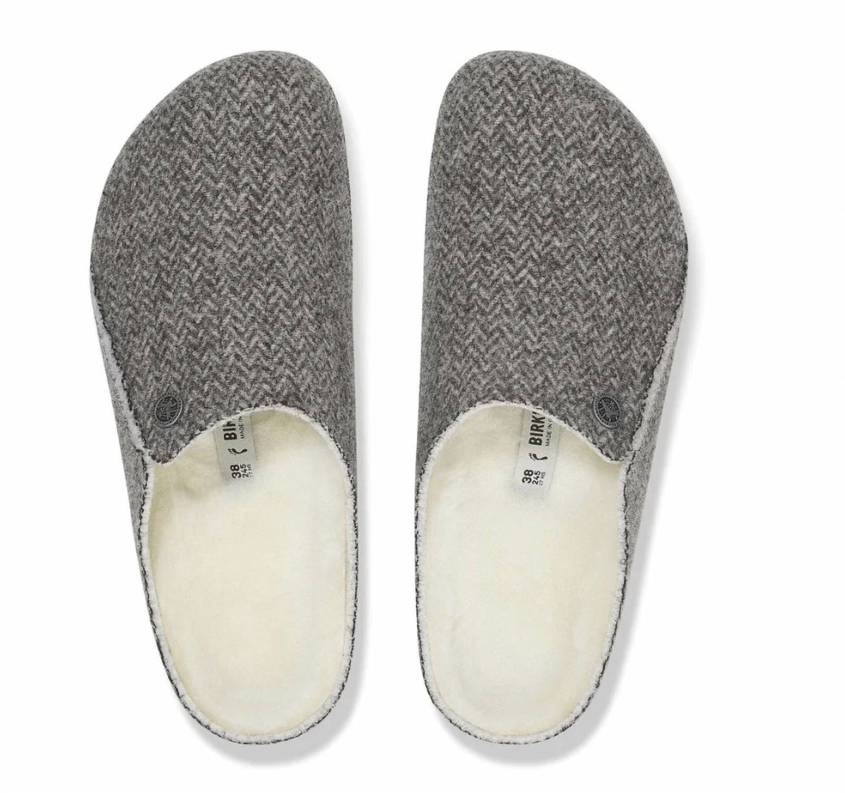 Pantuflas de mujer color gris