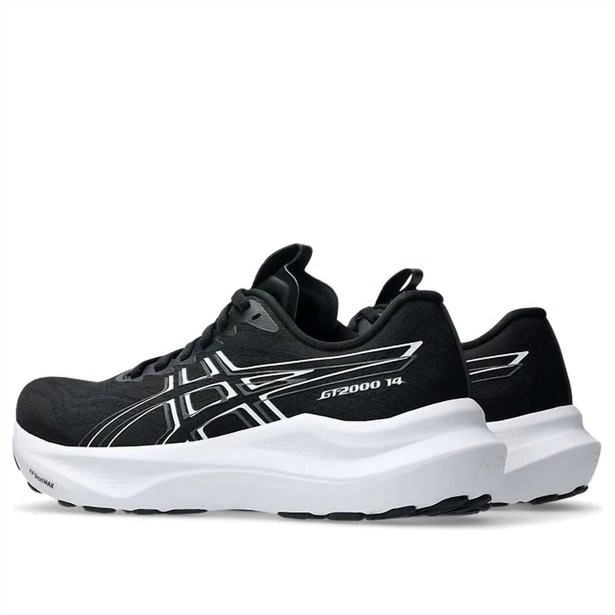 Tenis para correr de mujer color negro y blanco
