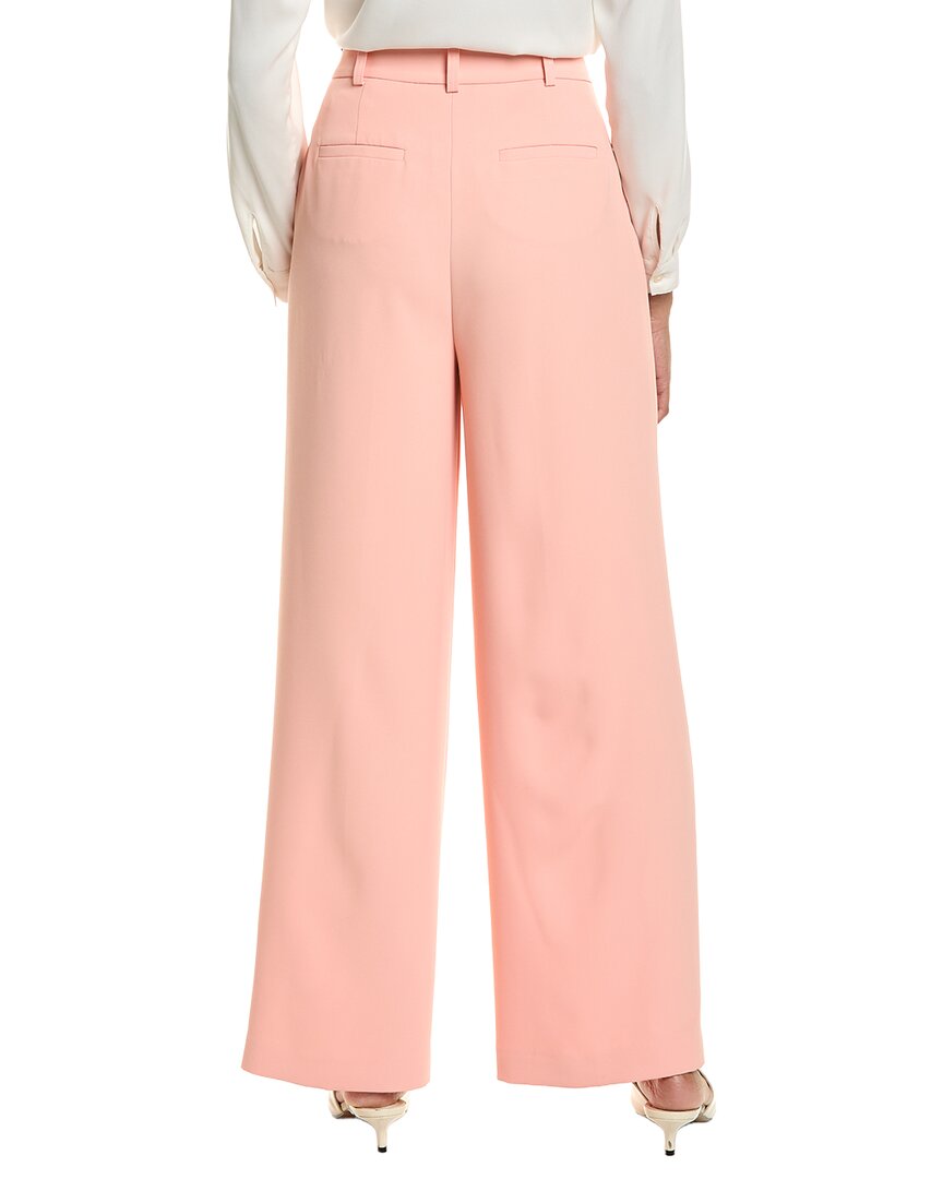 Pantalón de pierna ancha de tiro alto con pliegues