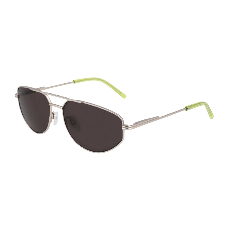 Gafas de satén color plateado