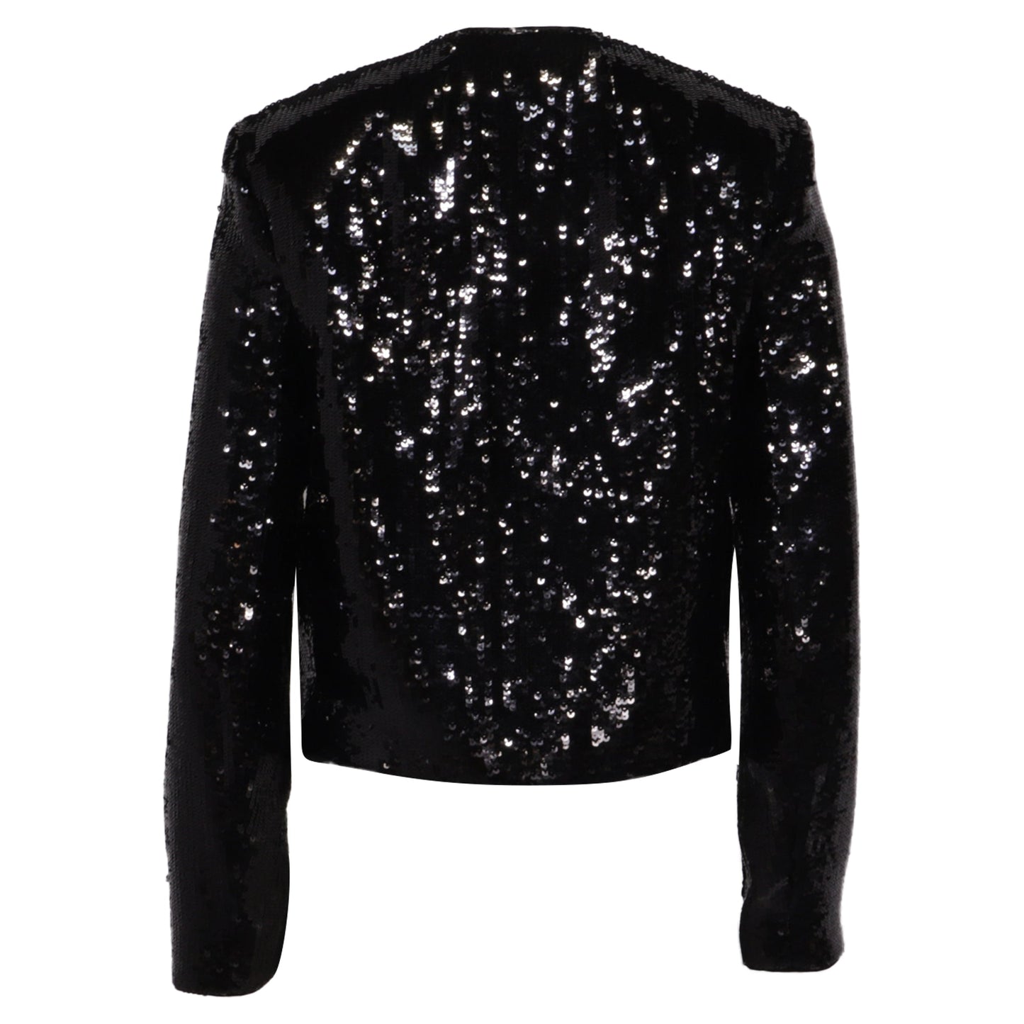 Chaqueta con lentejuelas color negro