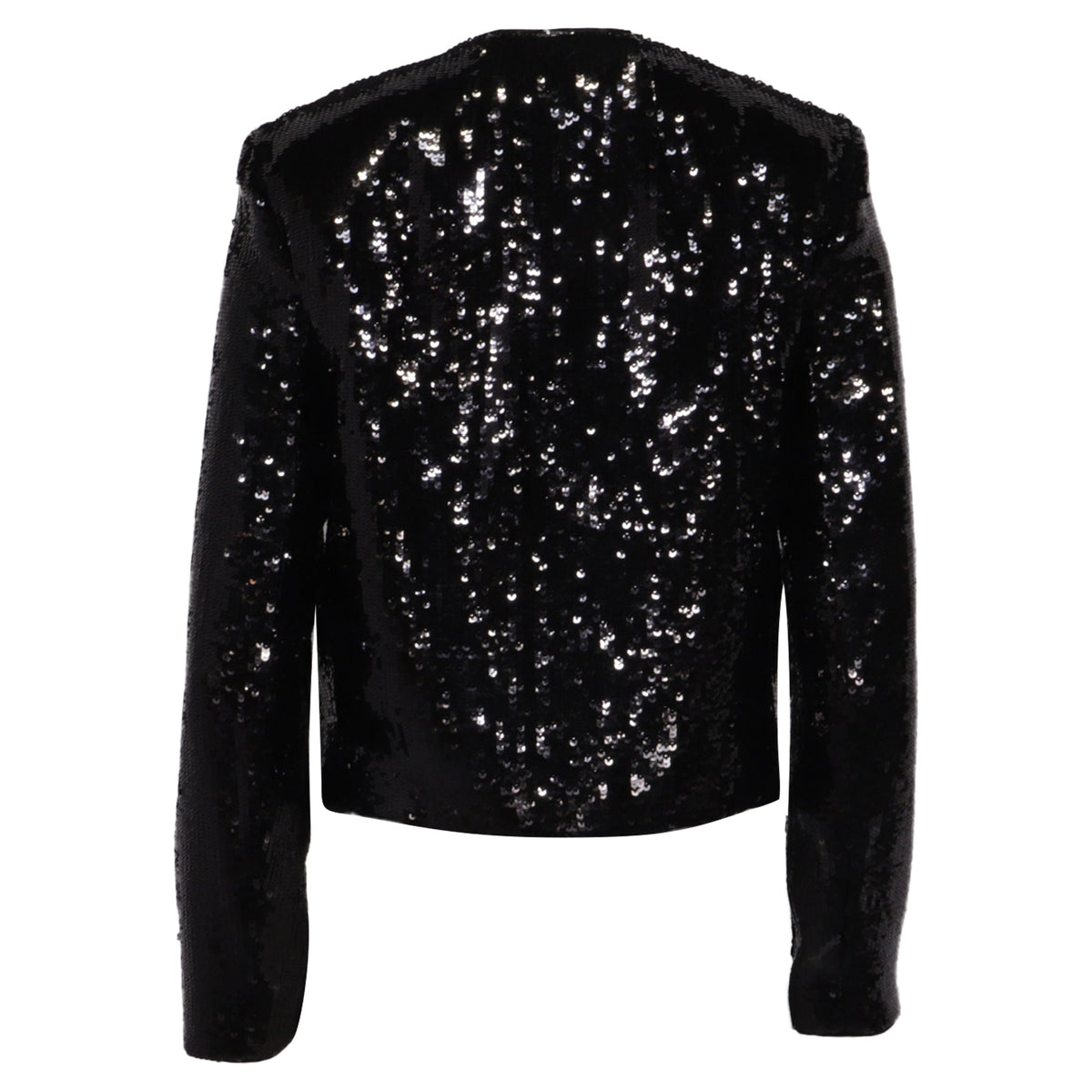 Chaqueta con lentejuelas color negro