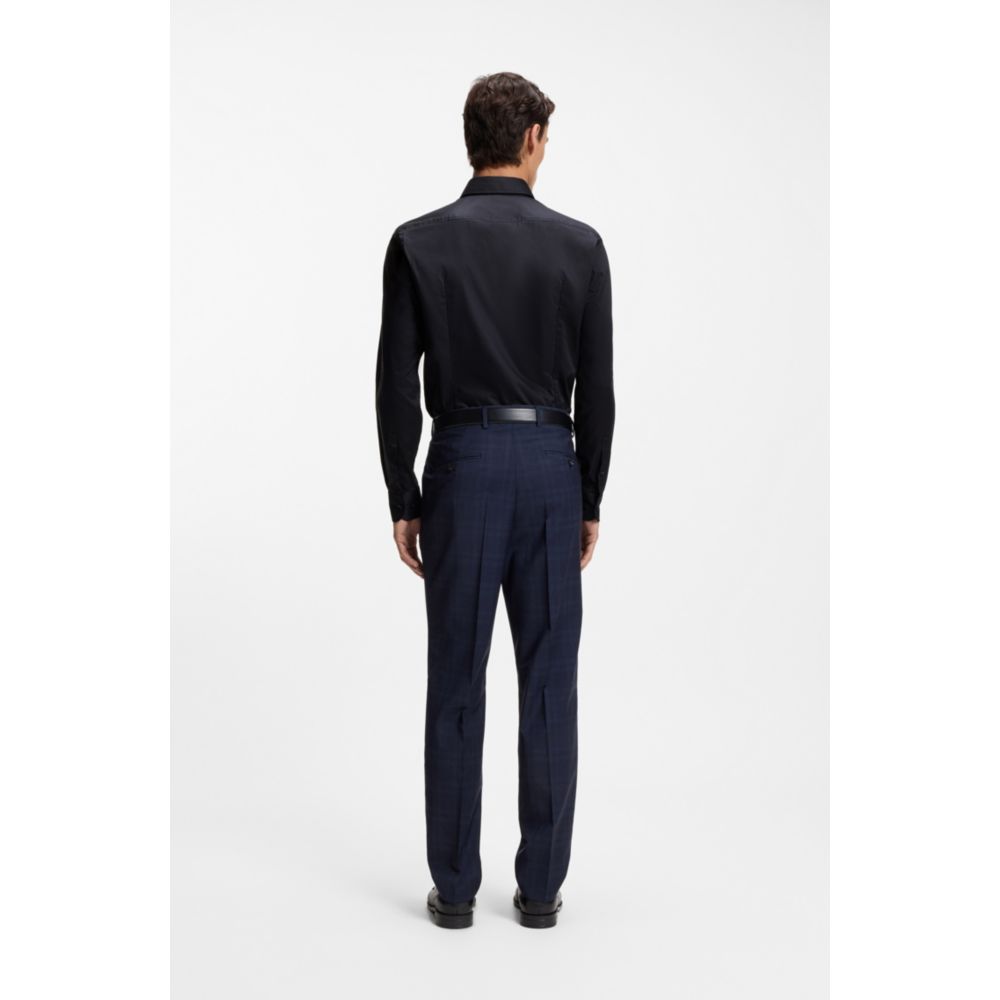 Camisa de algodón de corte ajustado