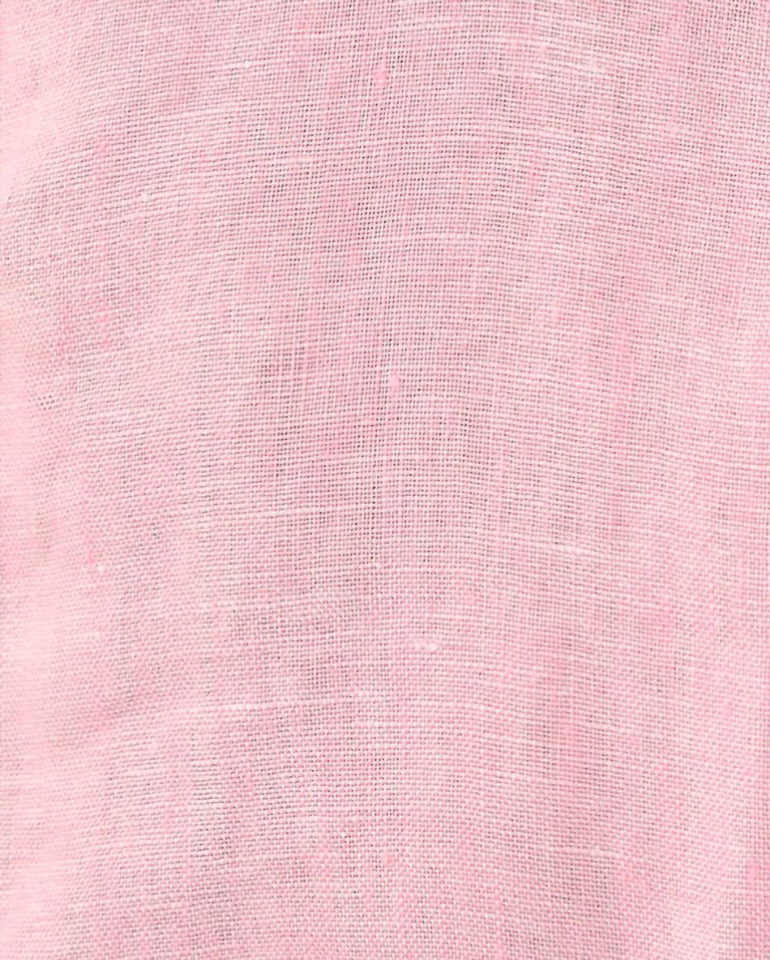 Camiseta sin mangas con boleros color blanco y rosado
