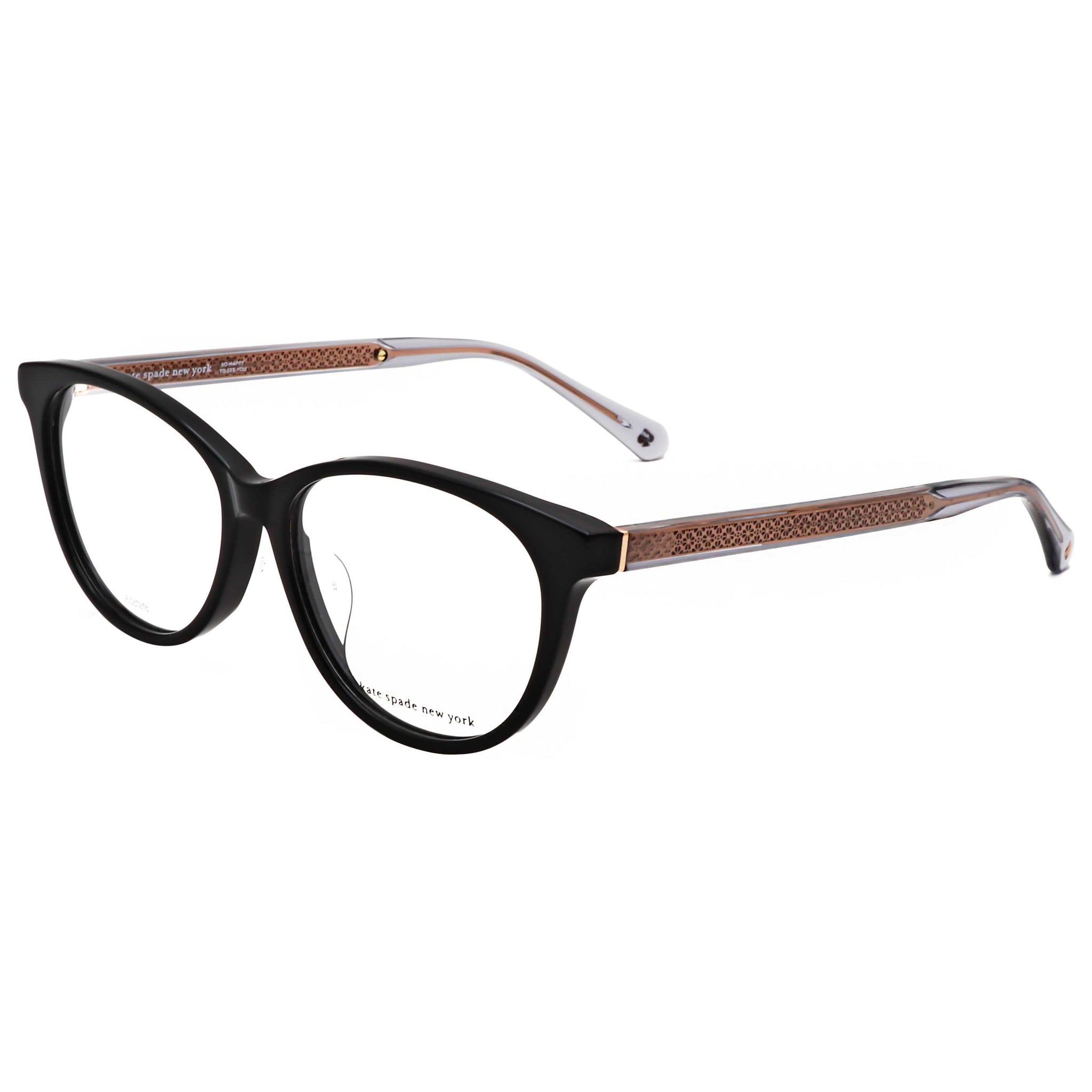 Montura para gafas de mujer 53 mm color negro