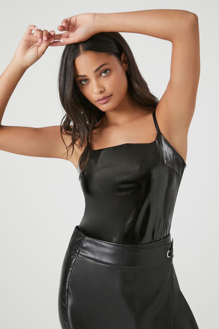 Body de cuero