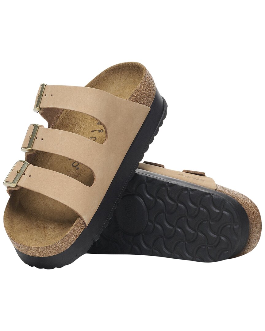 Sandalias de cuero con plataforma