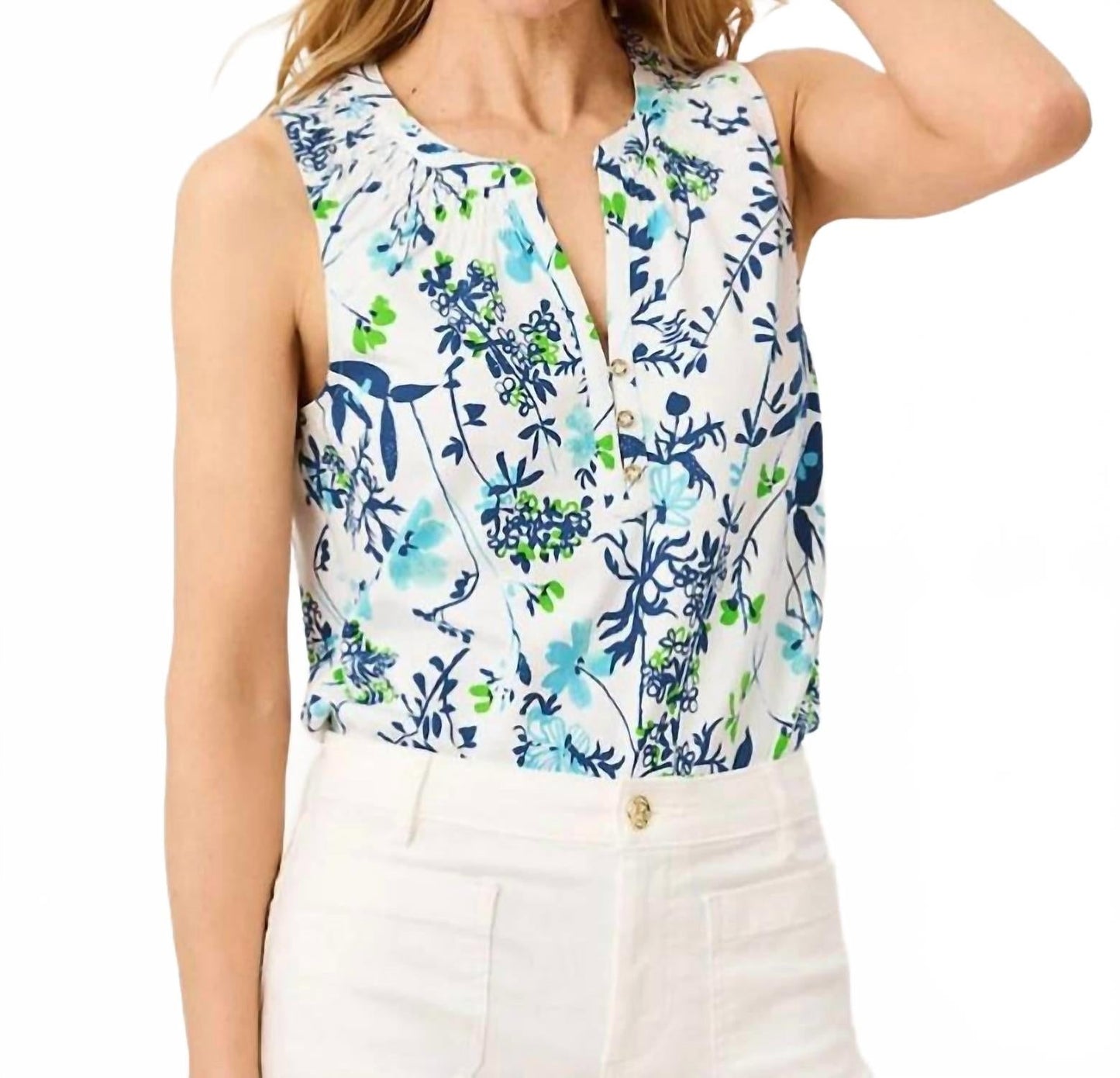 Top color blanco