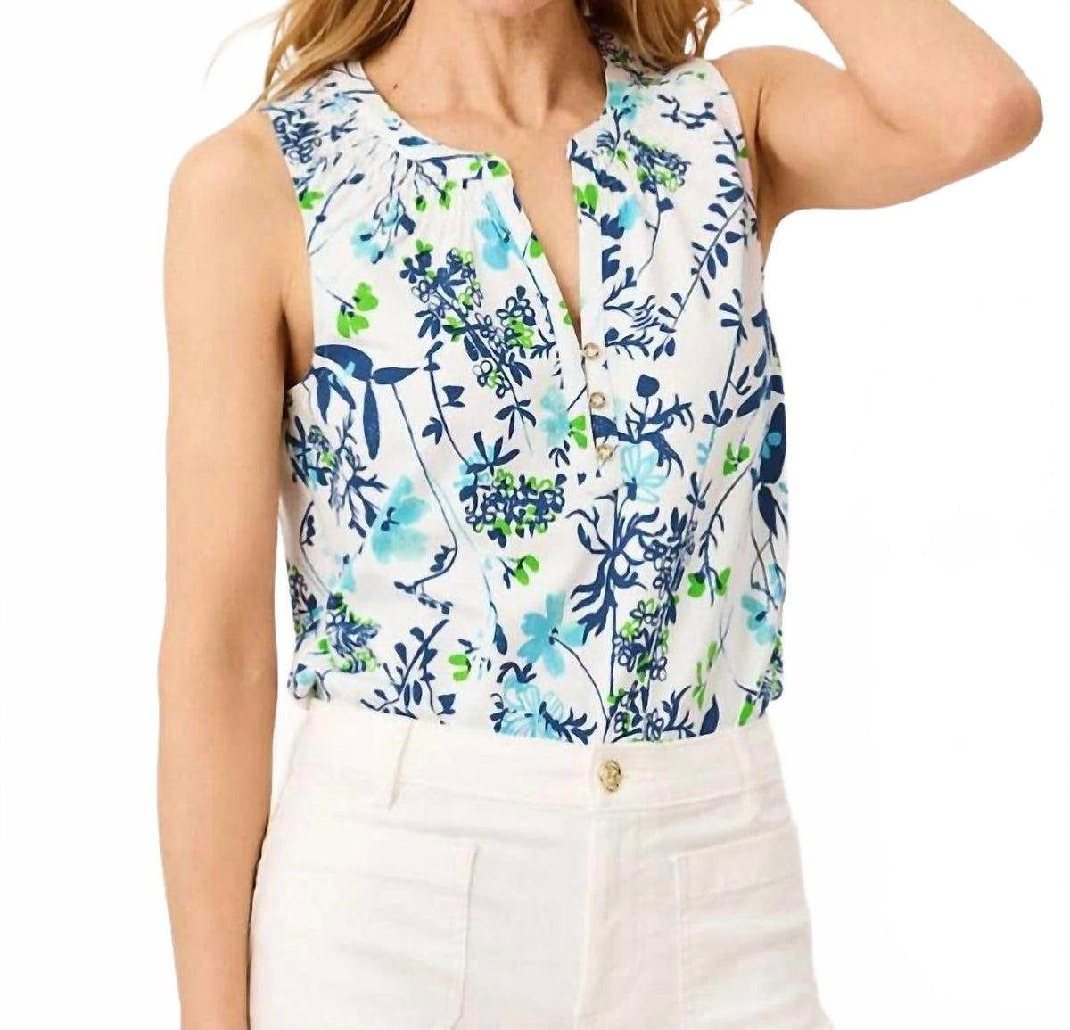 Top color blanco