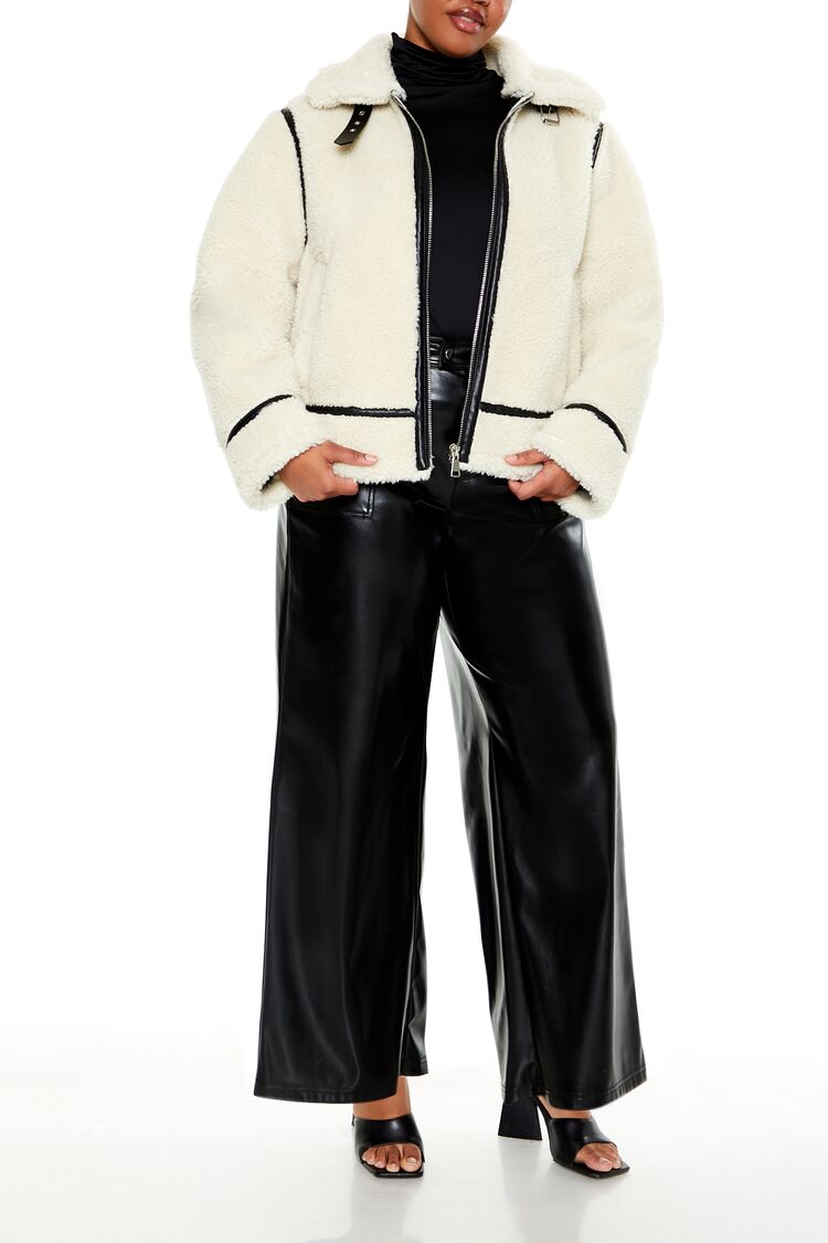 Pantalón de efecto cuero