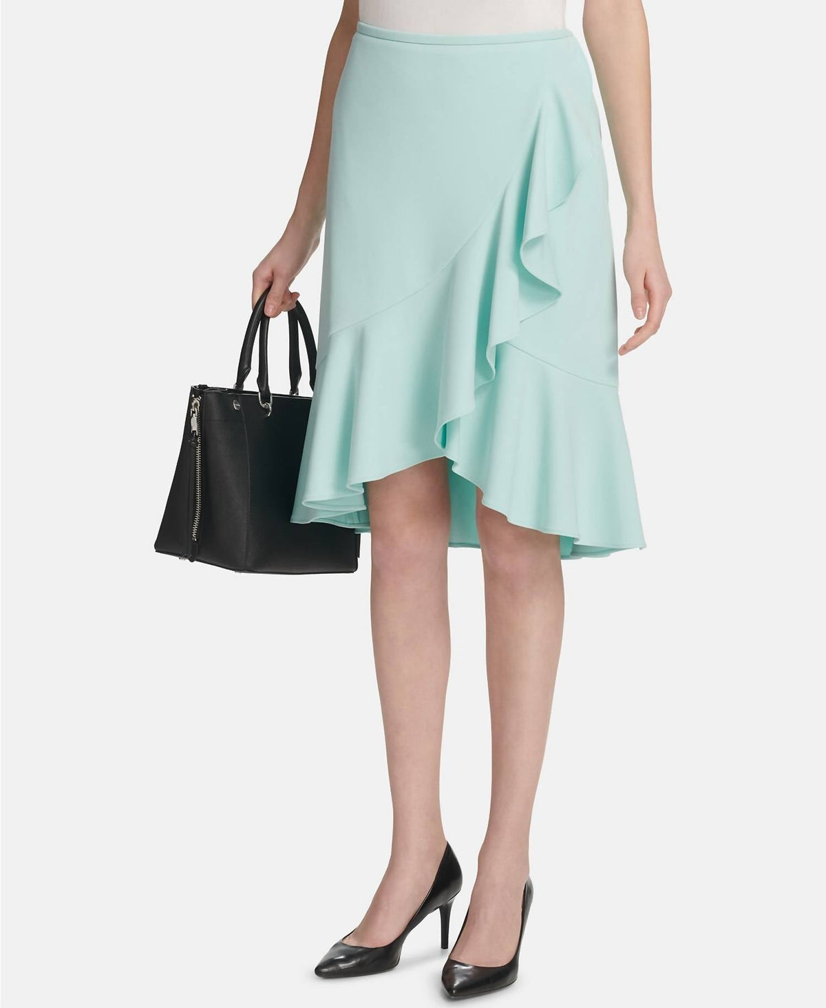 Falda color verde