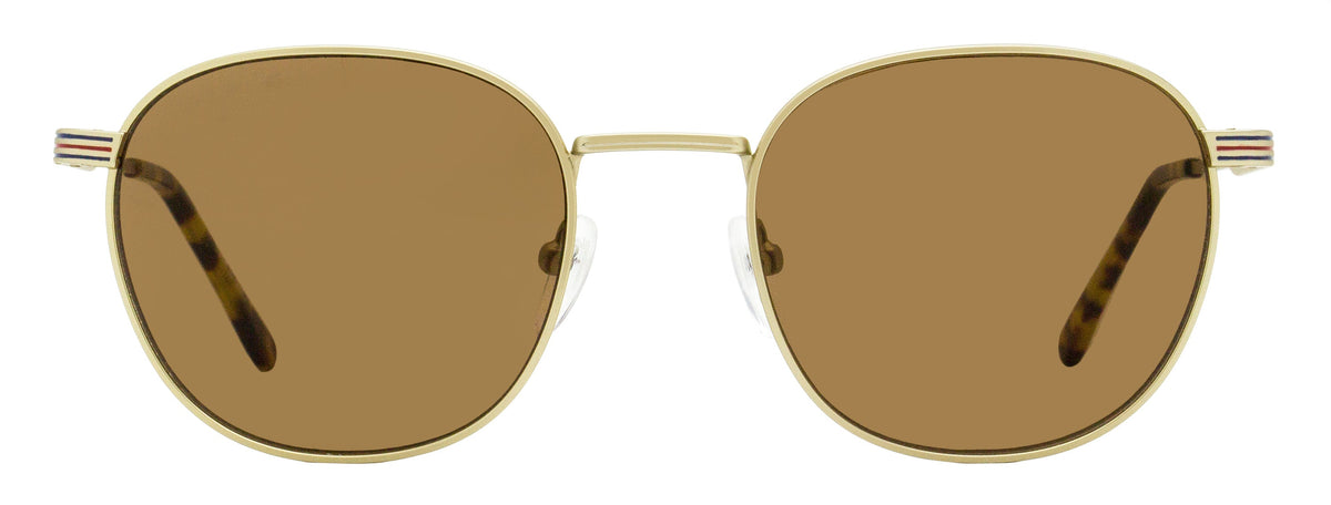 Gafas de sol unisex 52 mm color dorado