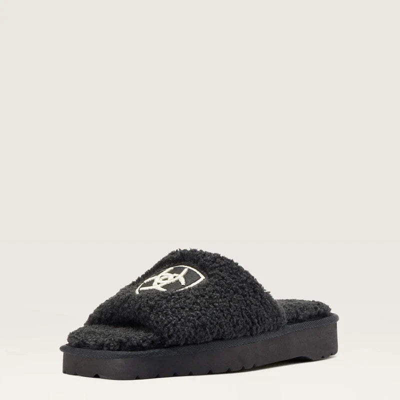 Pantuflas de mujer sin cordones color negro