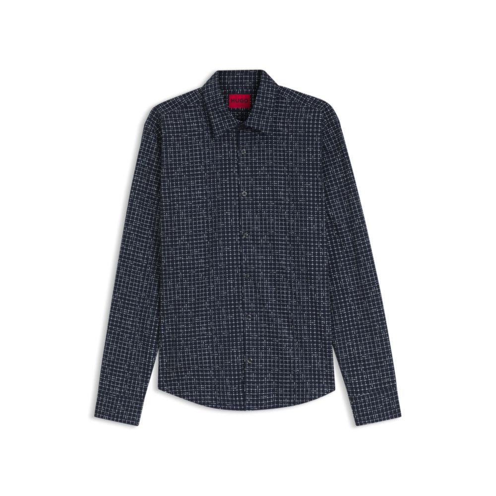 Camisa de algodón de corte ajustado