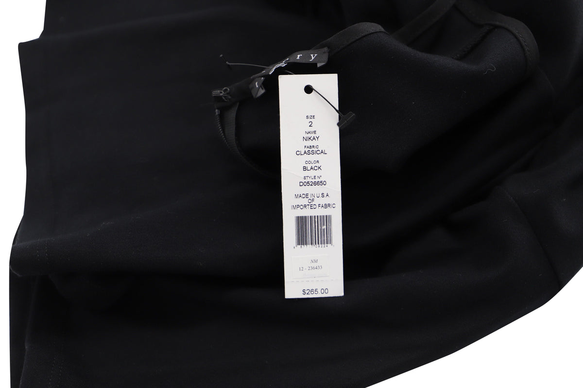 Vestido corto sin mangas color negro