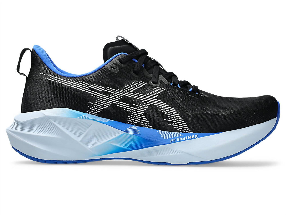 Tenis para correr de hombre color negro y blanco