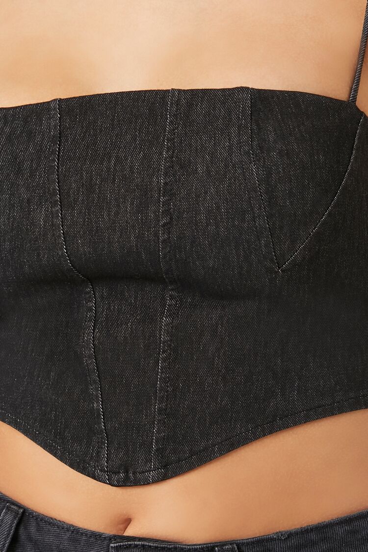 Camiseta sin mangas de mezclilla