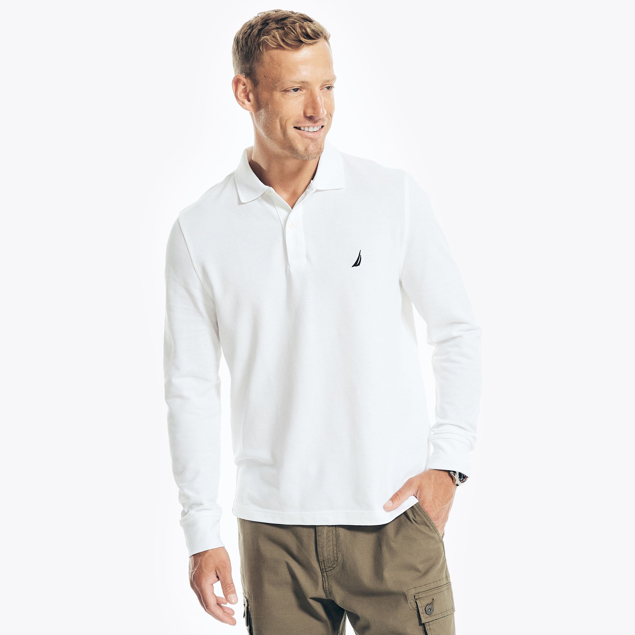 Polo de hombre de manga larga