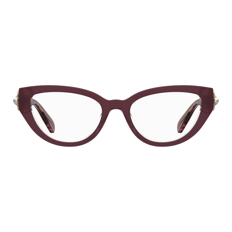 Gafas 52 mm color vinotinto