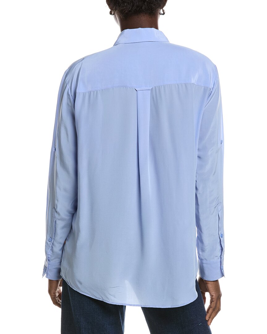 Camisa de mezcla de seda