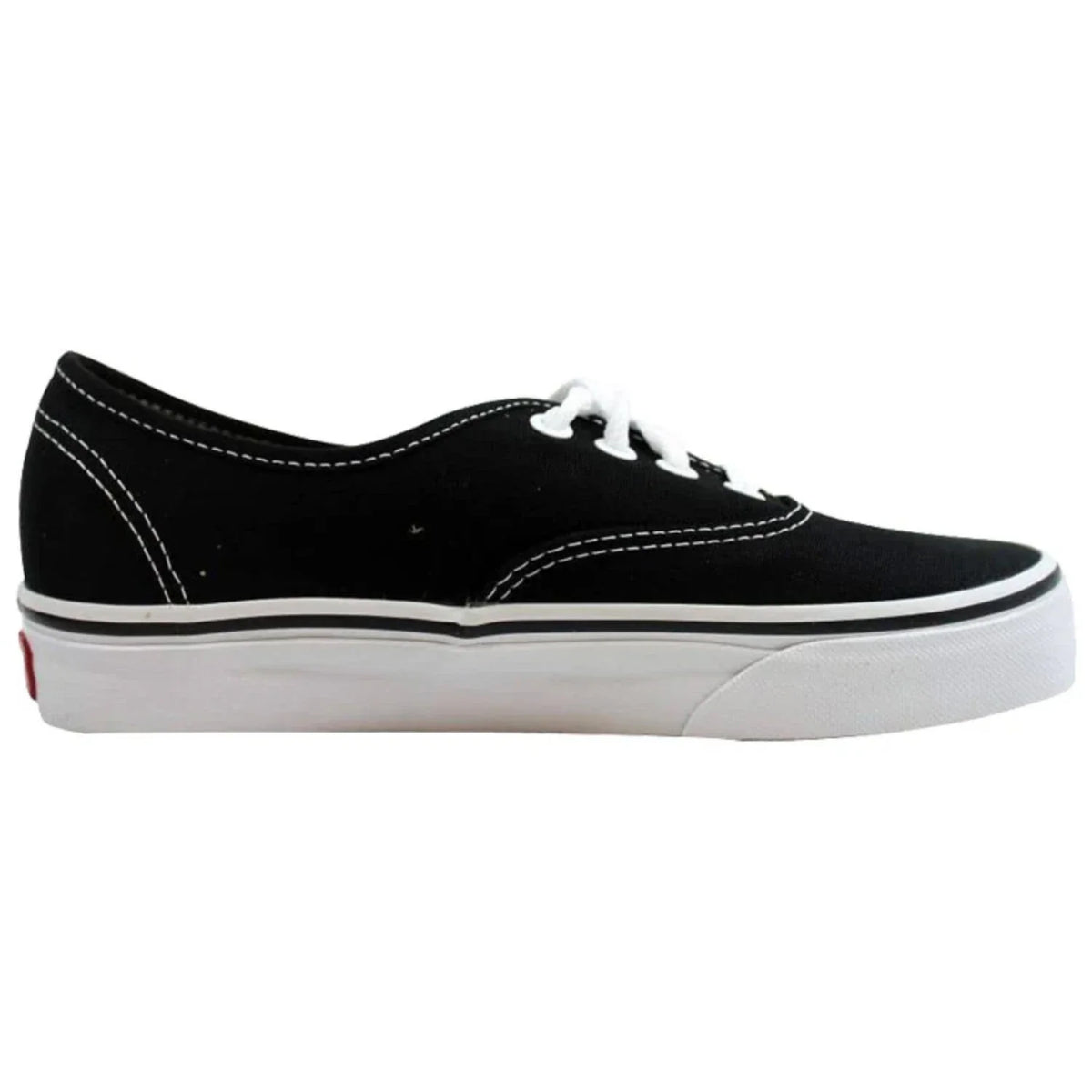 Tenis de hombre de lona color negro y blanco