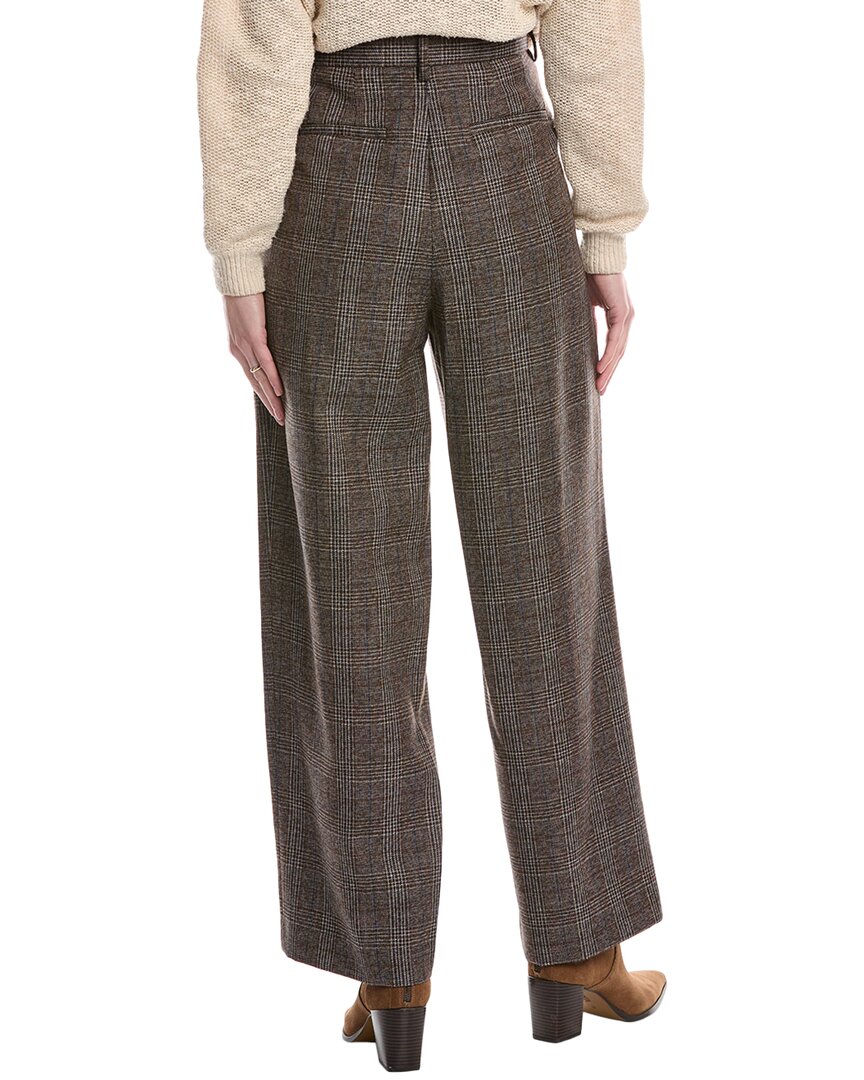 Pantalón de lana a cuadros