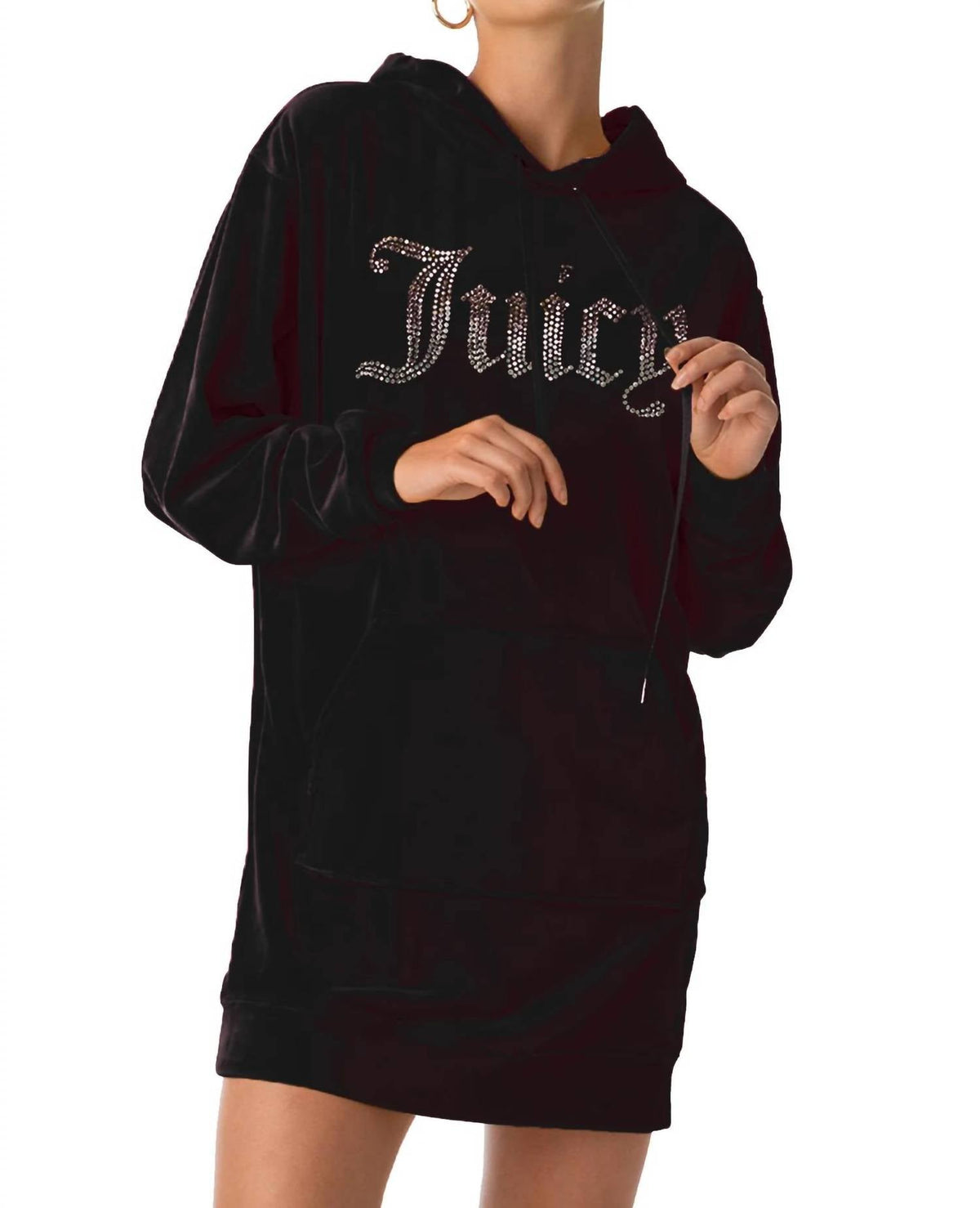 Buzo con capucha color negro