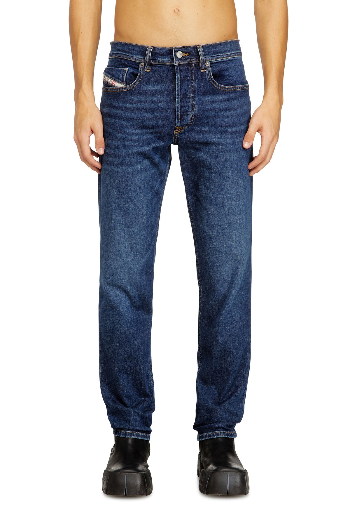 Jean color azul