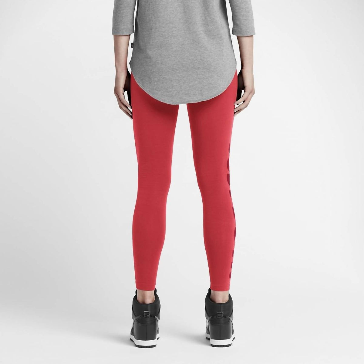 Leggings de mujer color rojo